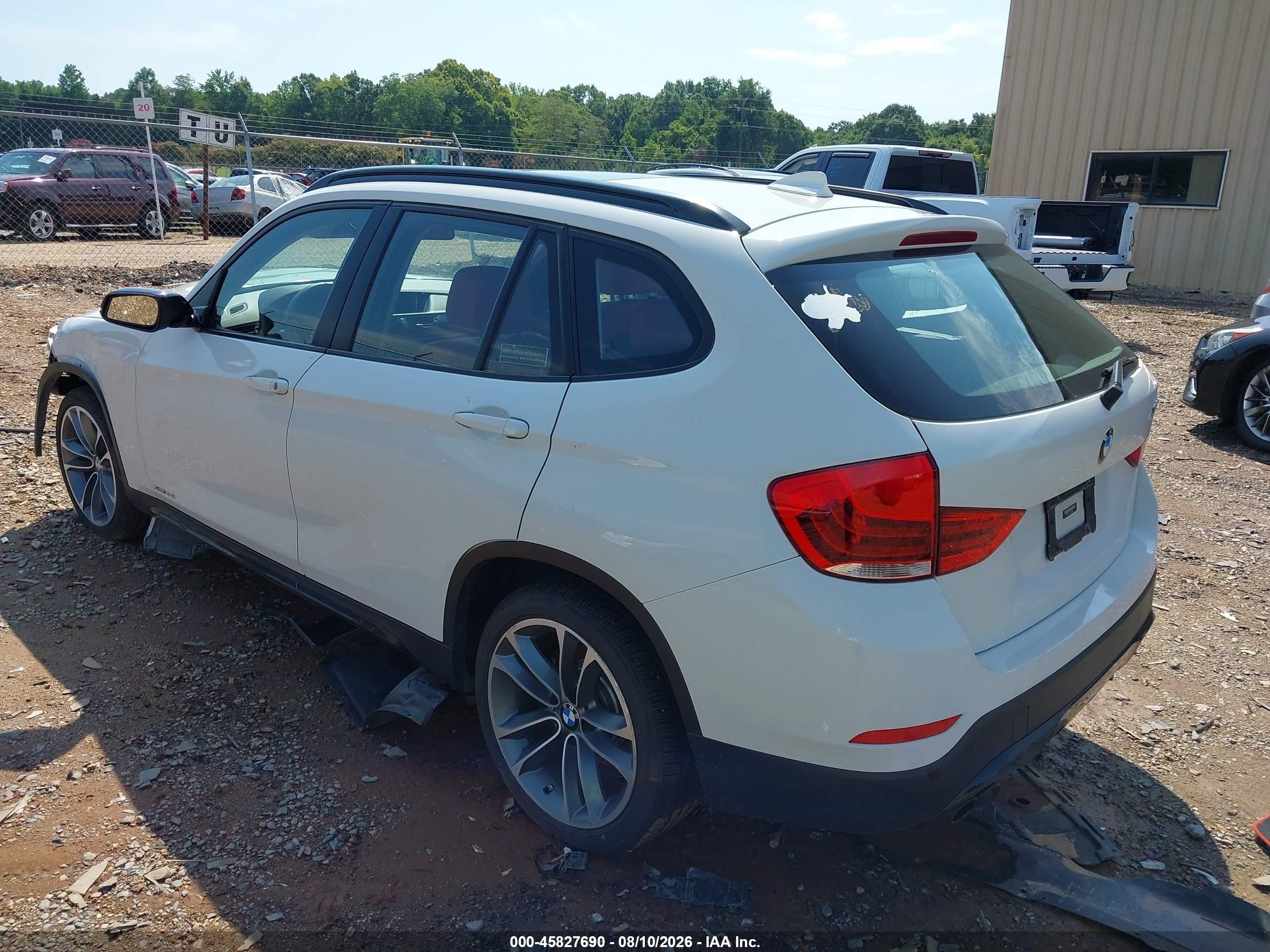 2015 Bmw X1 Xdrive28i White vin: WBAVL1C55FVY38818