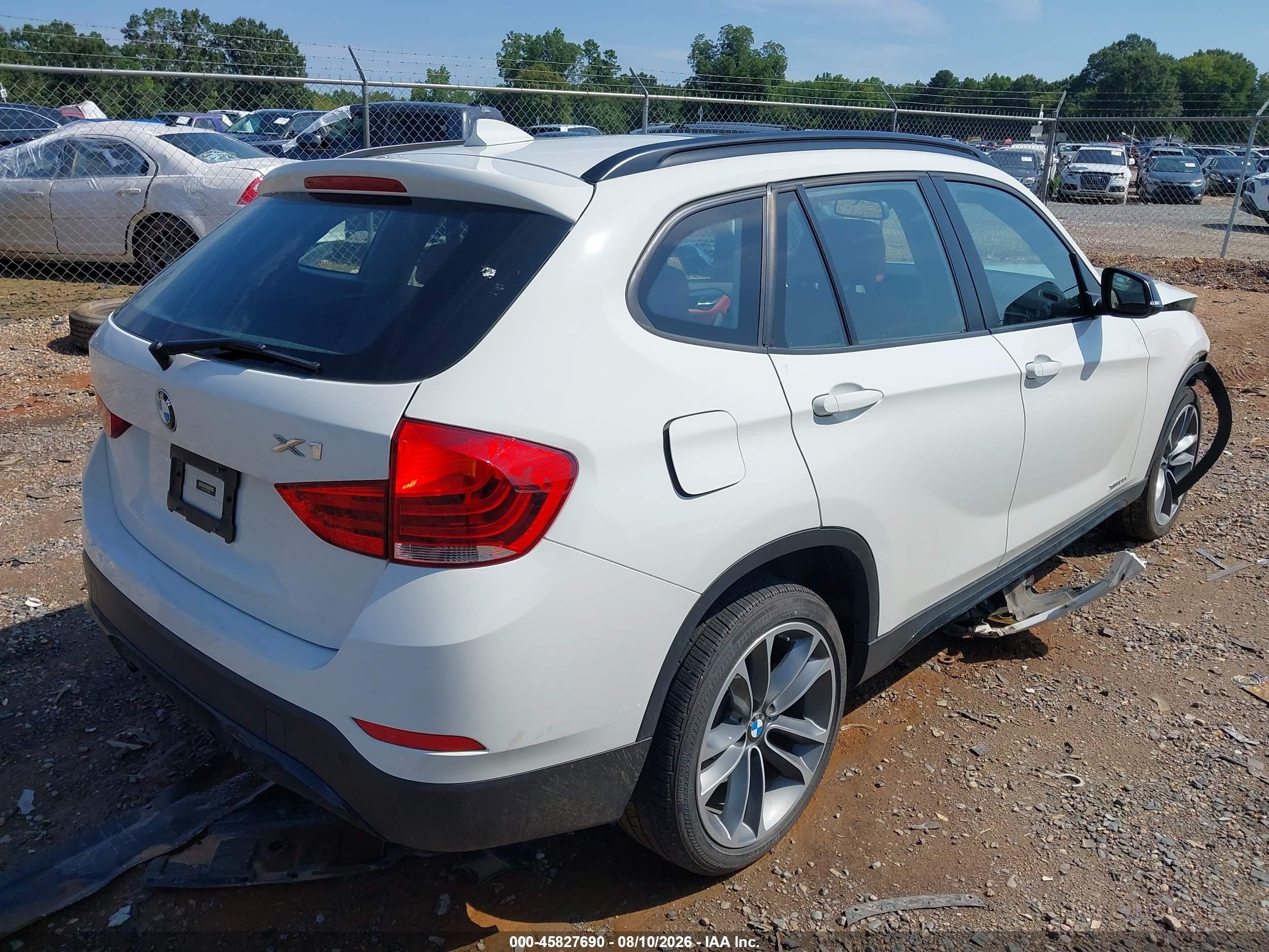 2015 Bmw X1 Xdrive28i White vin: WBAVL1C55FVY38818
