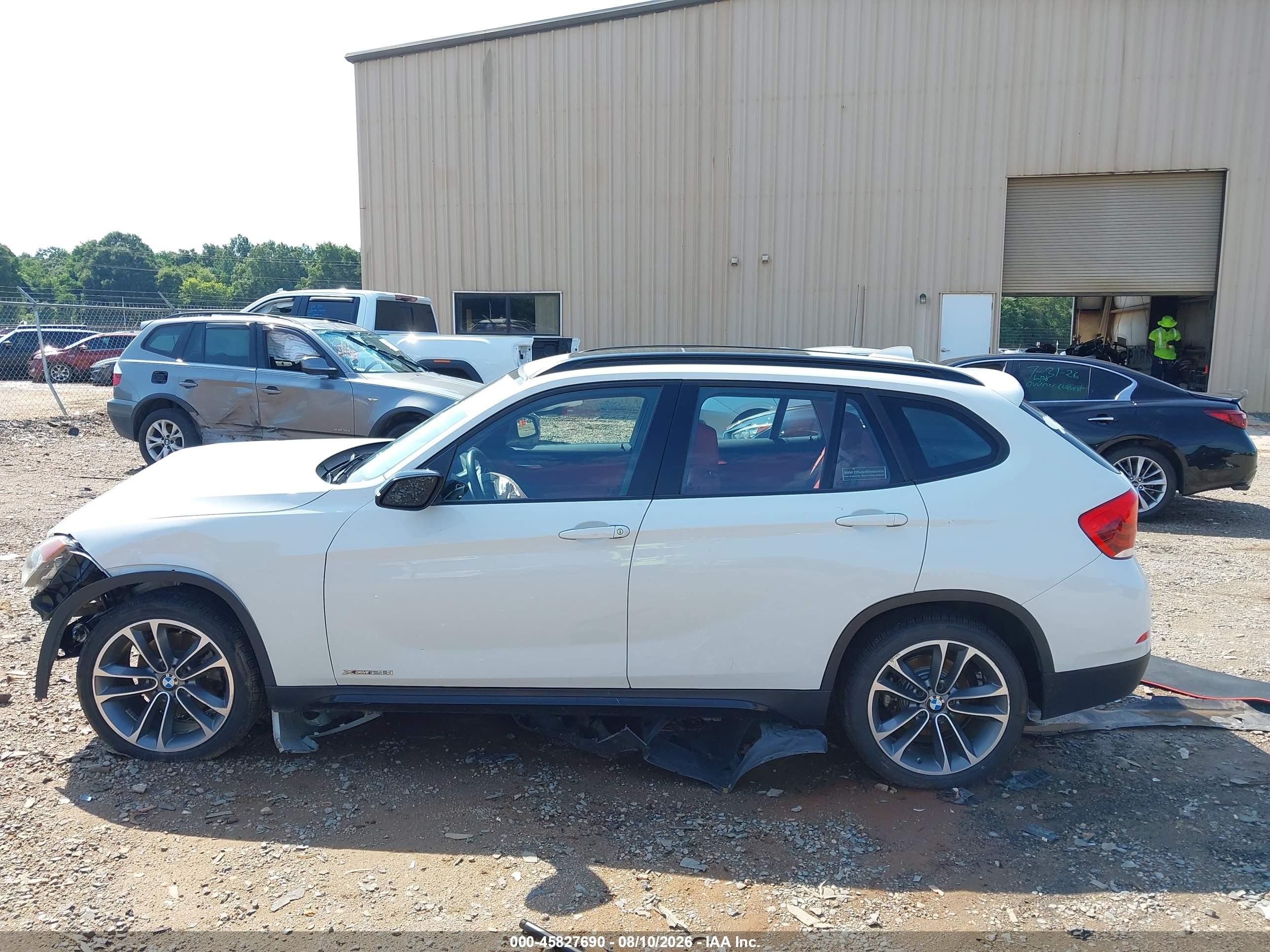 2015 Bmw X1 Xdrive28i White vin: WBAVL1C55FVY38818