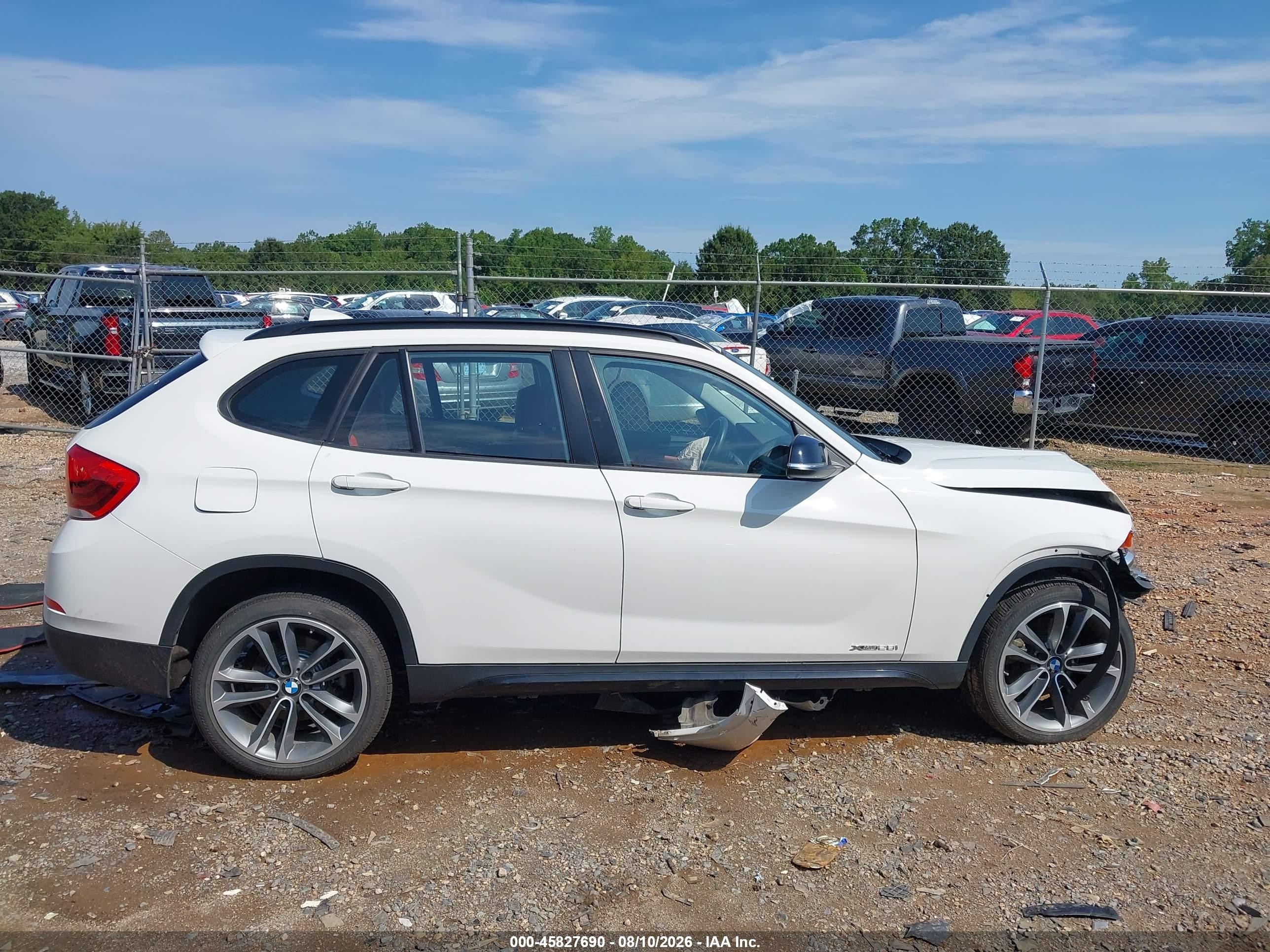 2015 Bmw X1 Xdrive28i White vin: WBAVL1C55FVY38818