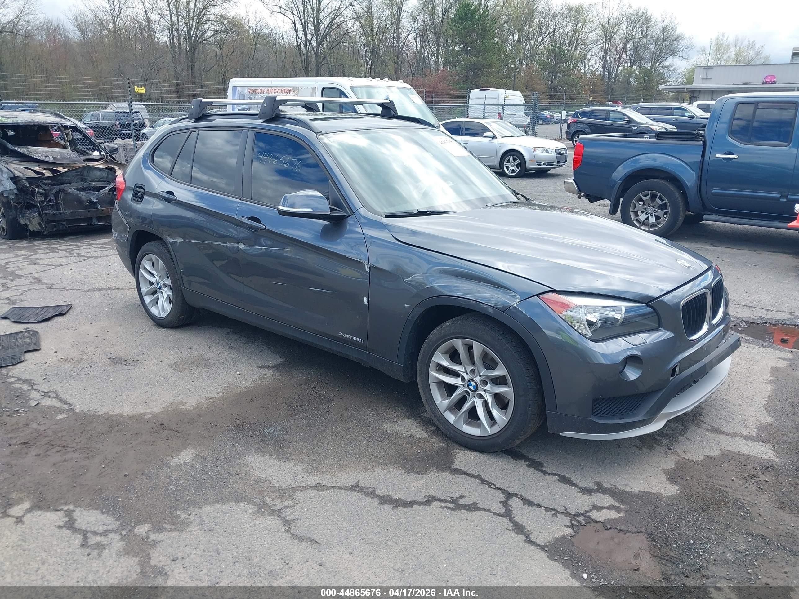 2015 Bmw X1 Xdrive28i Gray vin: WBAVL1C55FVY41430