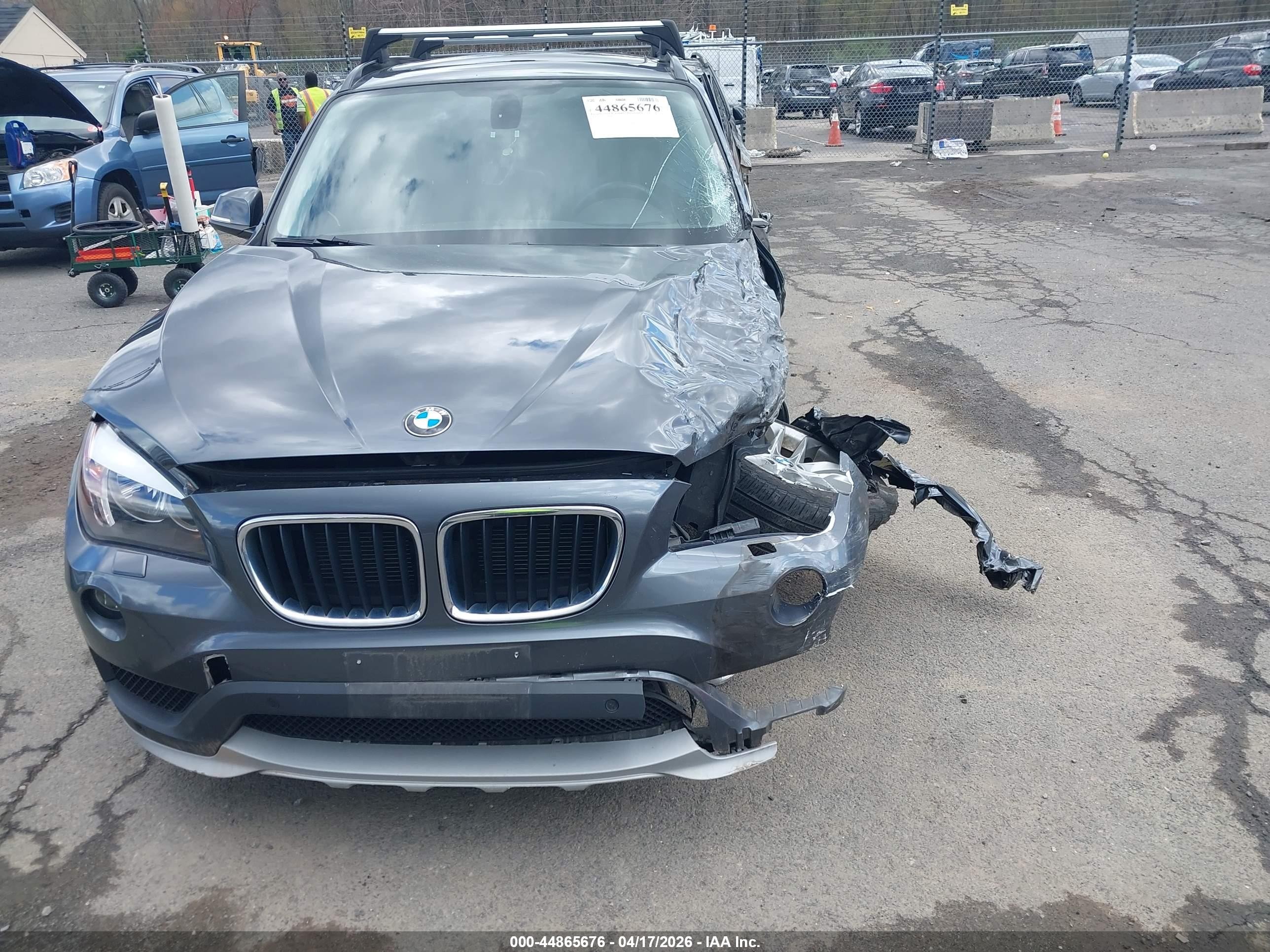 2015 Bmw X1 Xdrive28i Gray vin: WBAVL1C55FVY41430