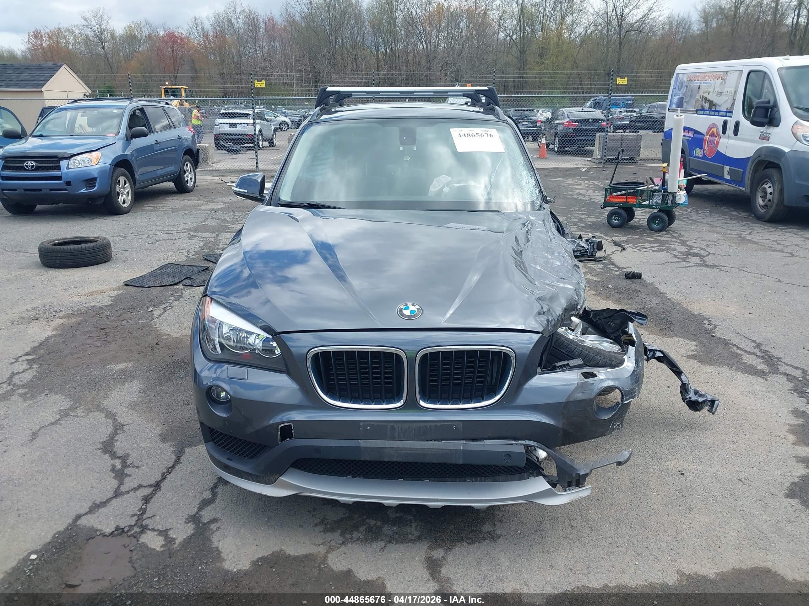 2015 Bmw X1 Xdrive28i Gray vin: WBAVL1C55FVY41430