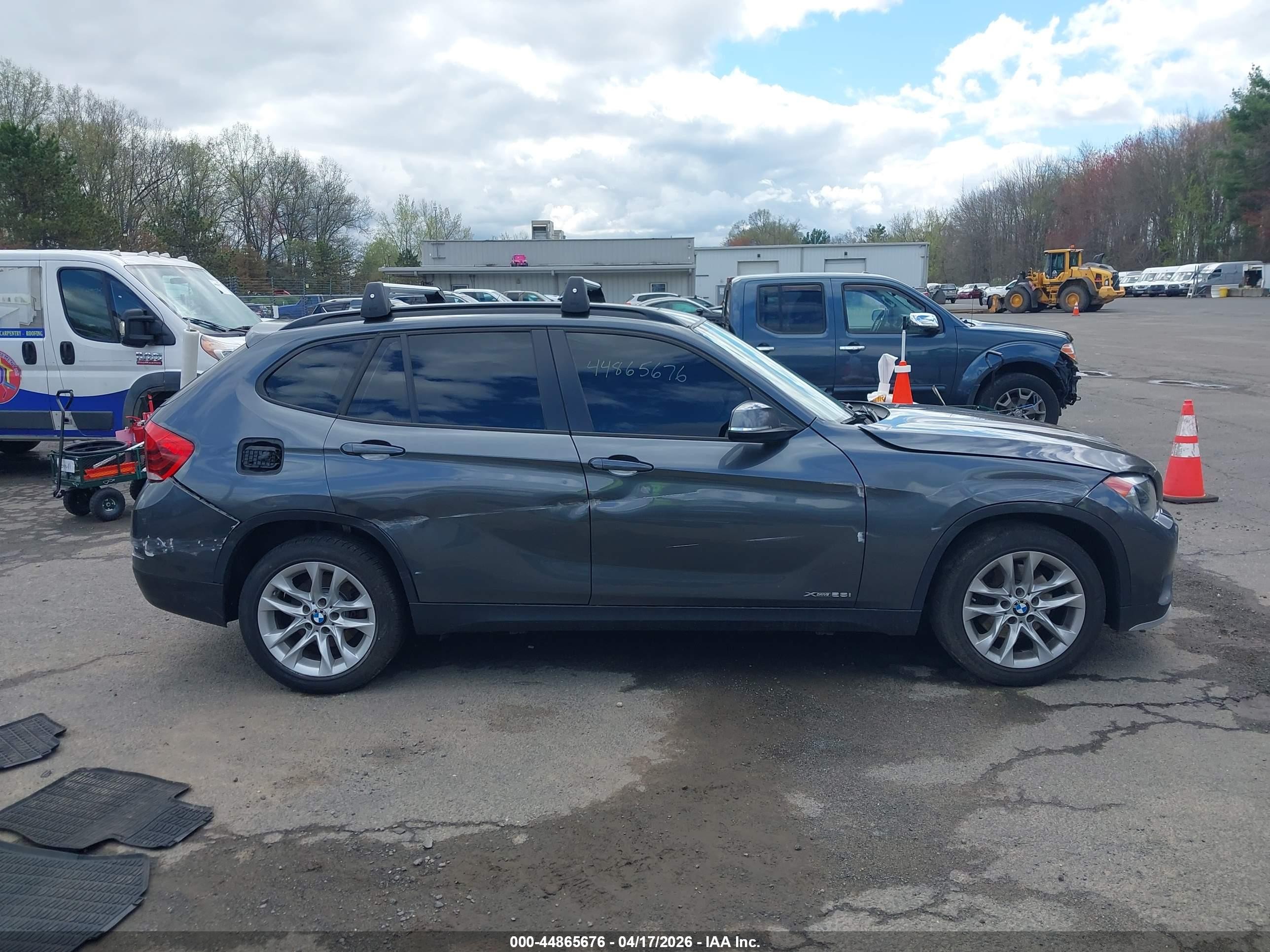 2015 Bmw X1 Xdrive28i Gray vin: WBAVL1C55FVY41430