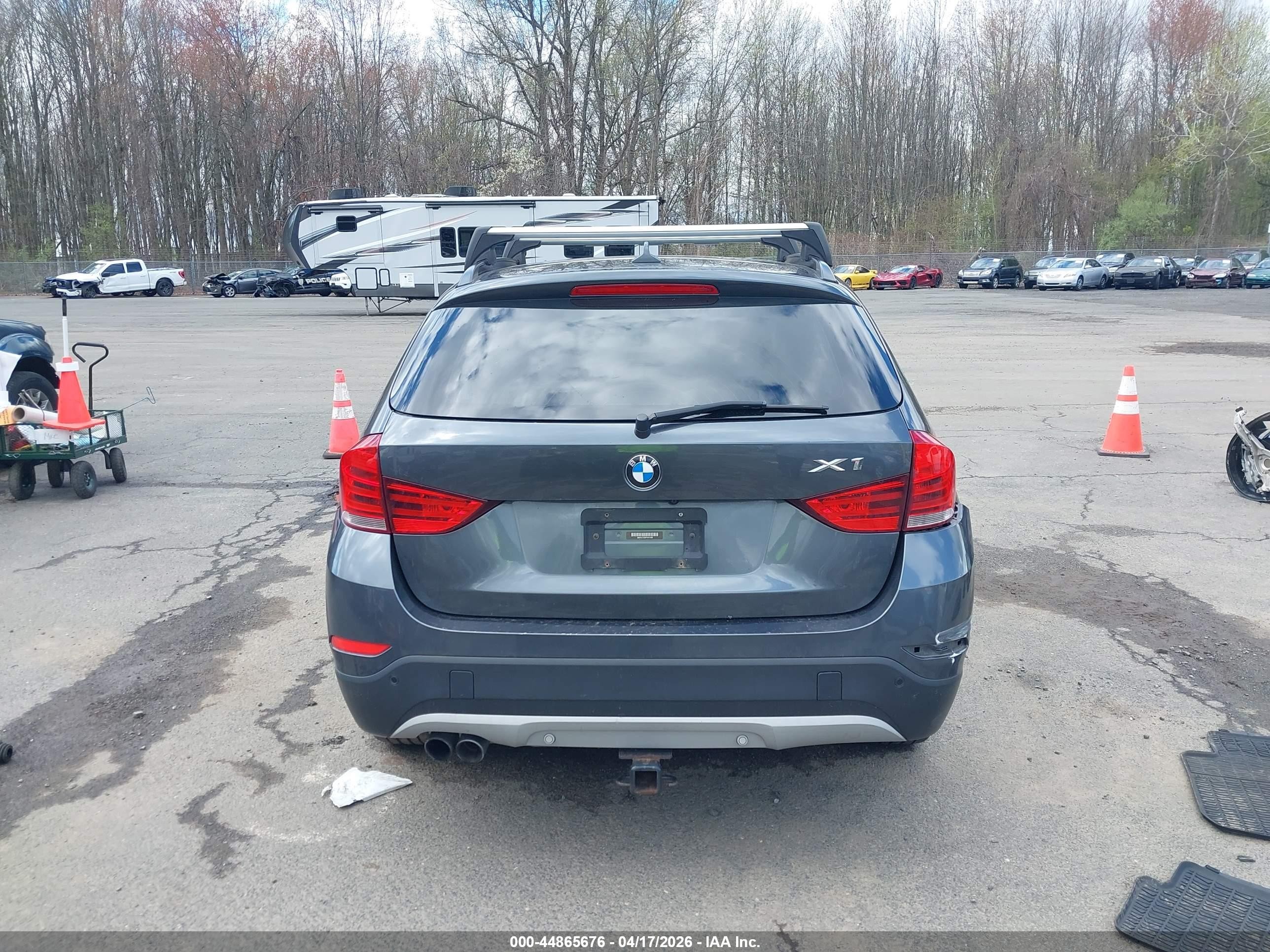 2015 Bmw X1 Xdrive28i Gray vin: WBAVL1C55FVY41430