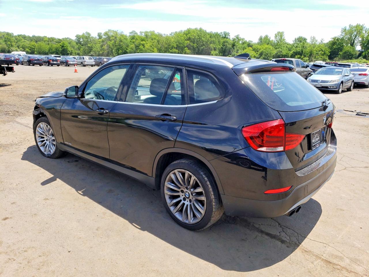 2014 Bmw X1 Xdrive28i Black vin: WBAVL1C56EVR93781