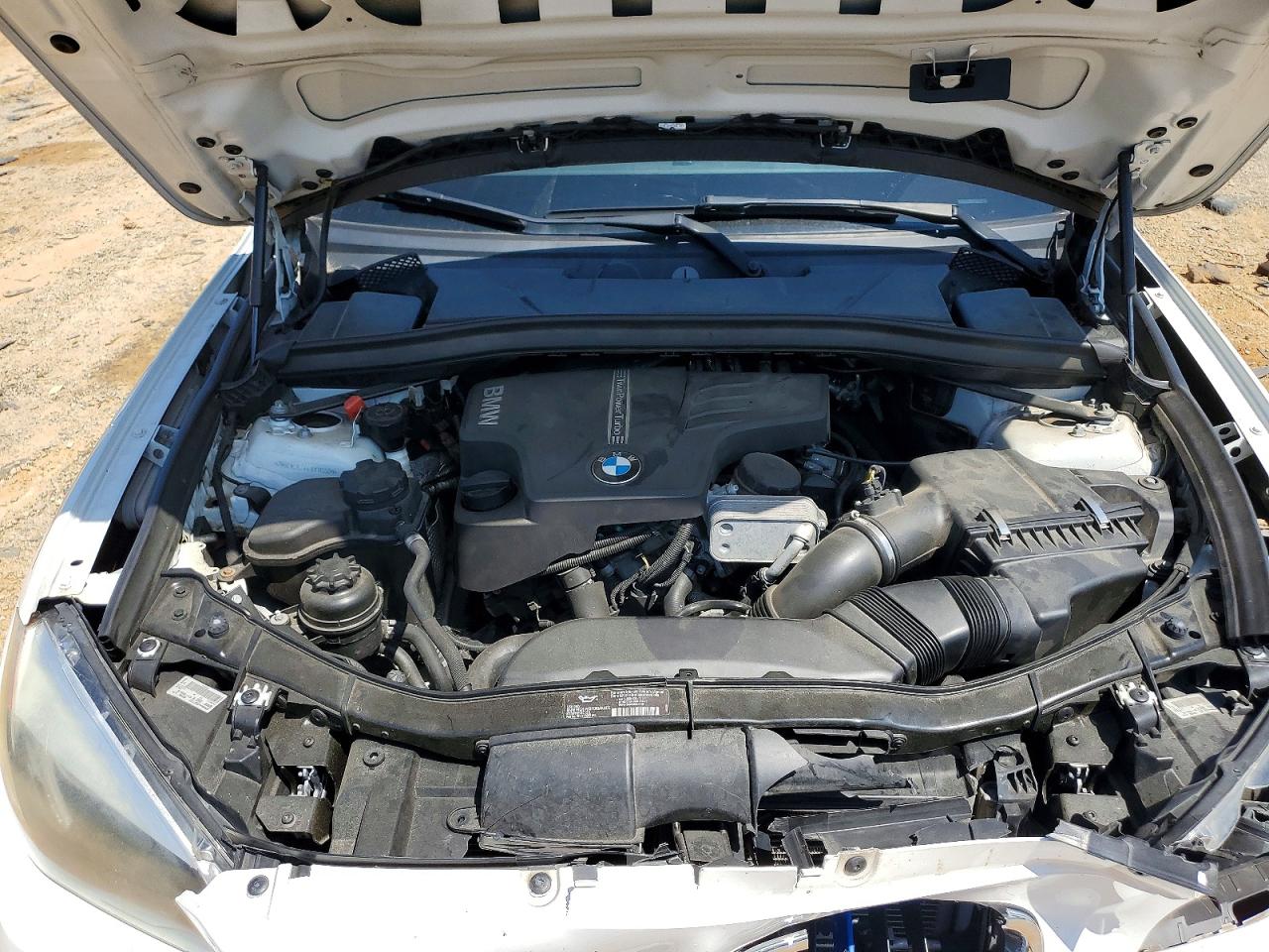 2014 Bmw X1 Xdrive28i Белый vin: WBAVL1C56EVY11559
