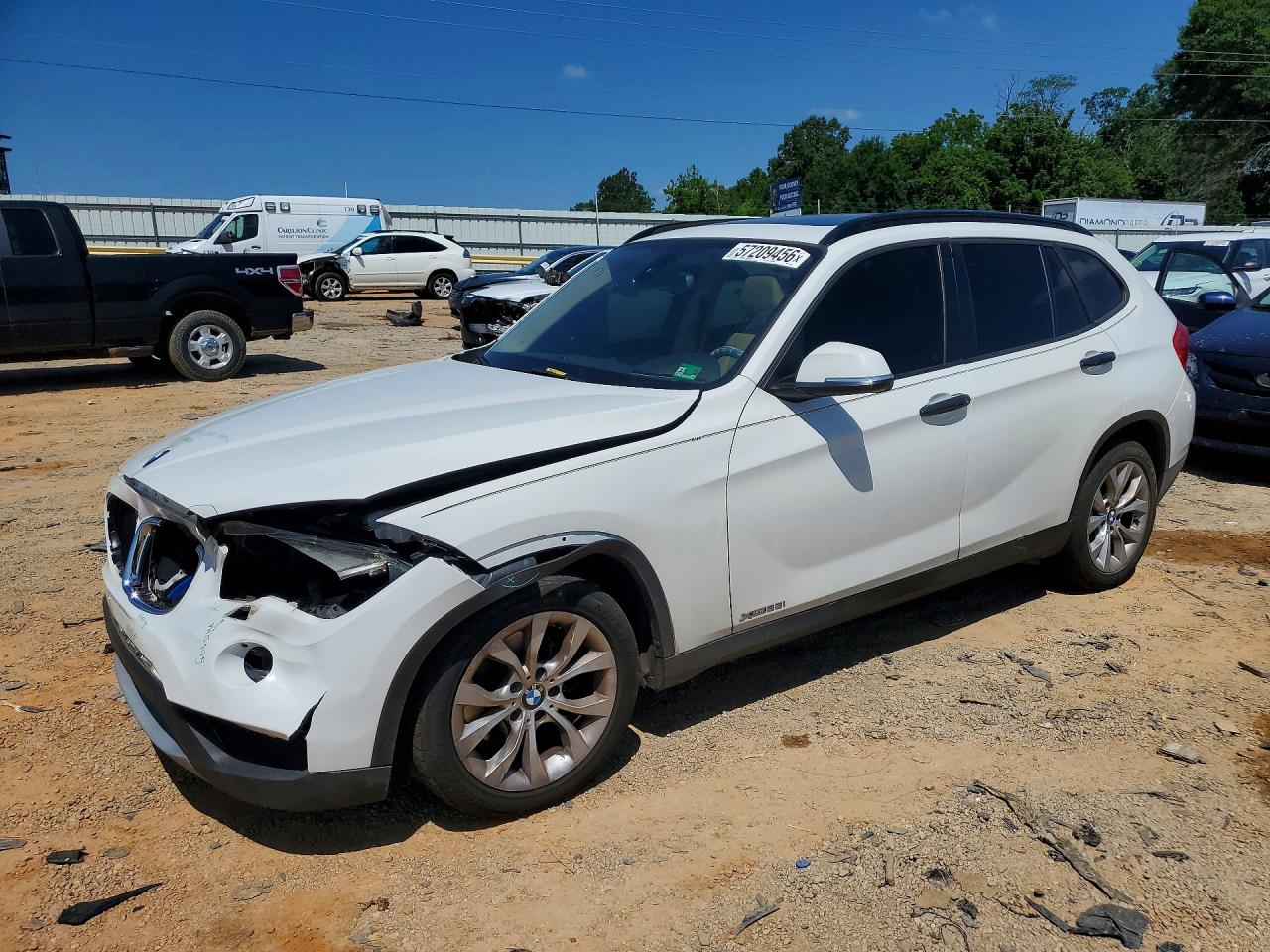 2014 Bmw X1 Xdrive28i White vin: WBAVL1C56EVY11559