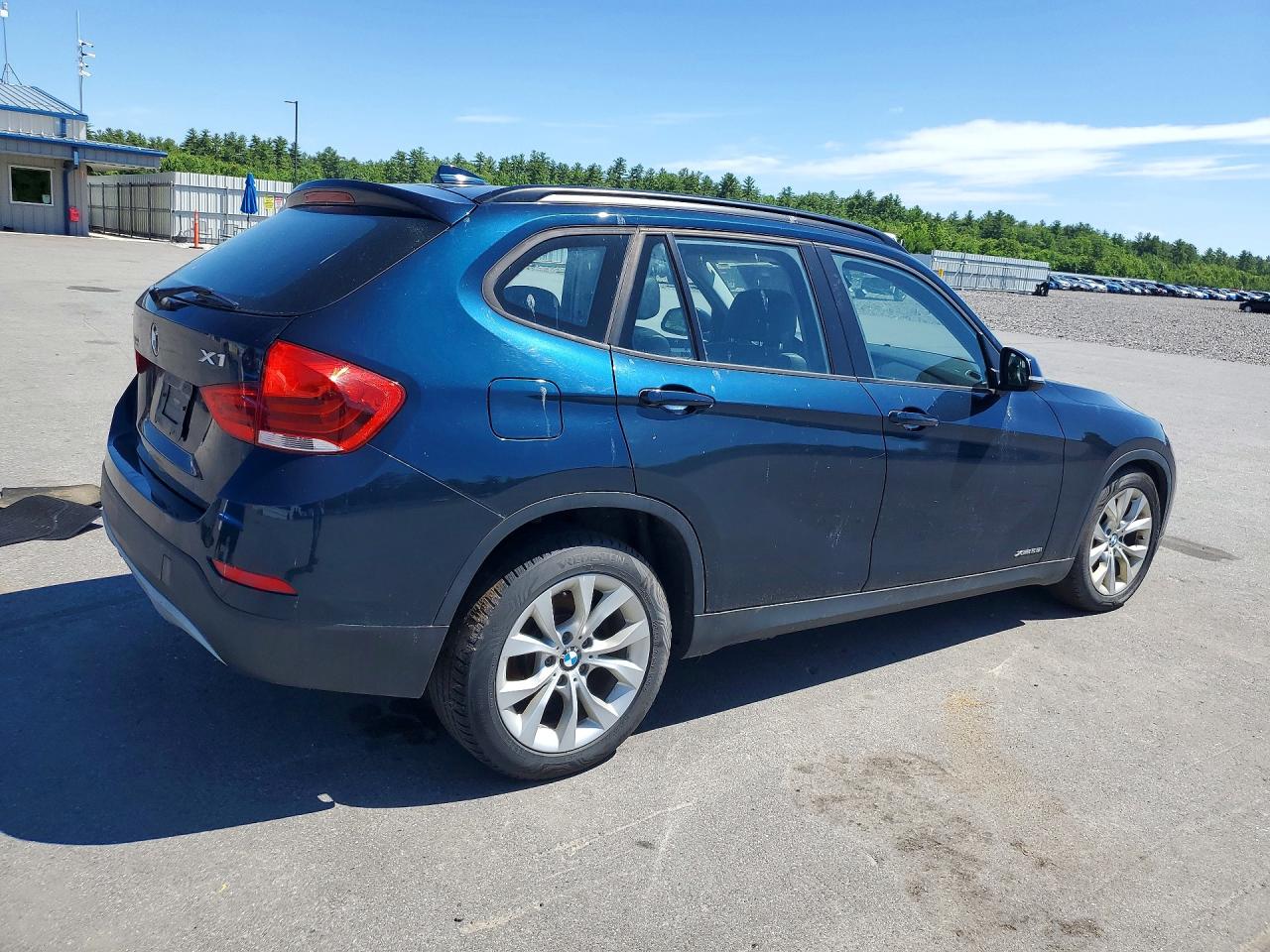 2014 Bmw X1 Xdrive28i Blue vin: WBAVL1C56EVY13098