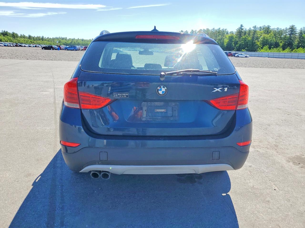 2014 Bmw X1 Xdrive28i Blue vin: WBAVL1C56EVY13098