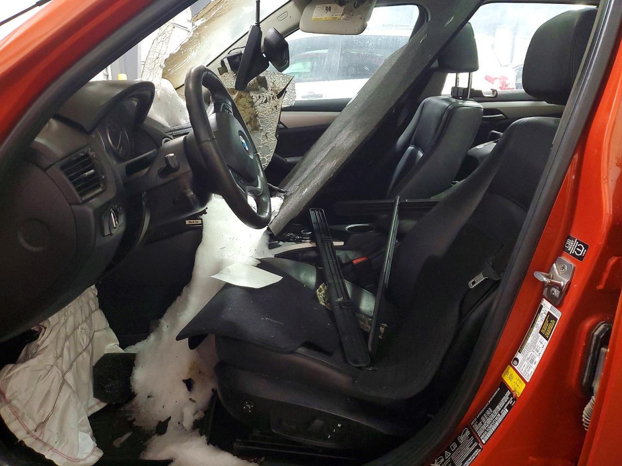 2014 Bmw X1 Xdrive28i Orange vin: WBAVL1C56EVY14638