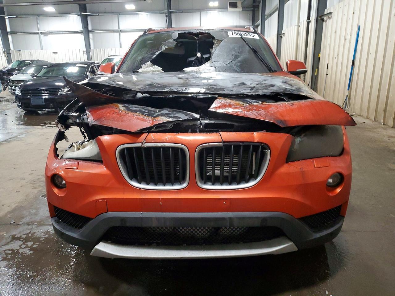2014 Bmw X1 Xdrive28i Orange vin: WBAVL1C56EVY14638