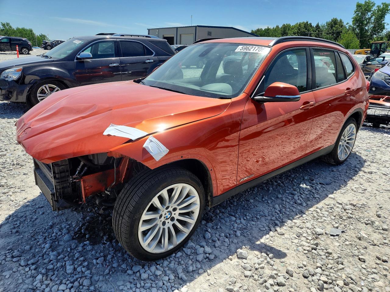 2014 Bmw X1 Xdrive28i Orange vin: WBAVL1C56EVY14994