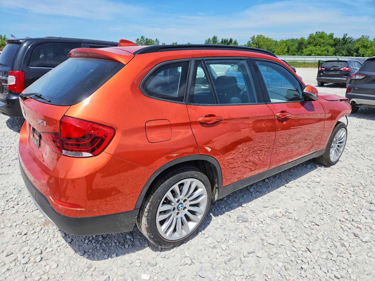 2014 Bmw X1 Xdrive28i Orange vin: WBAVL1C56EVY14994