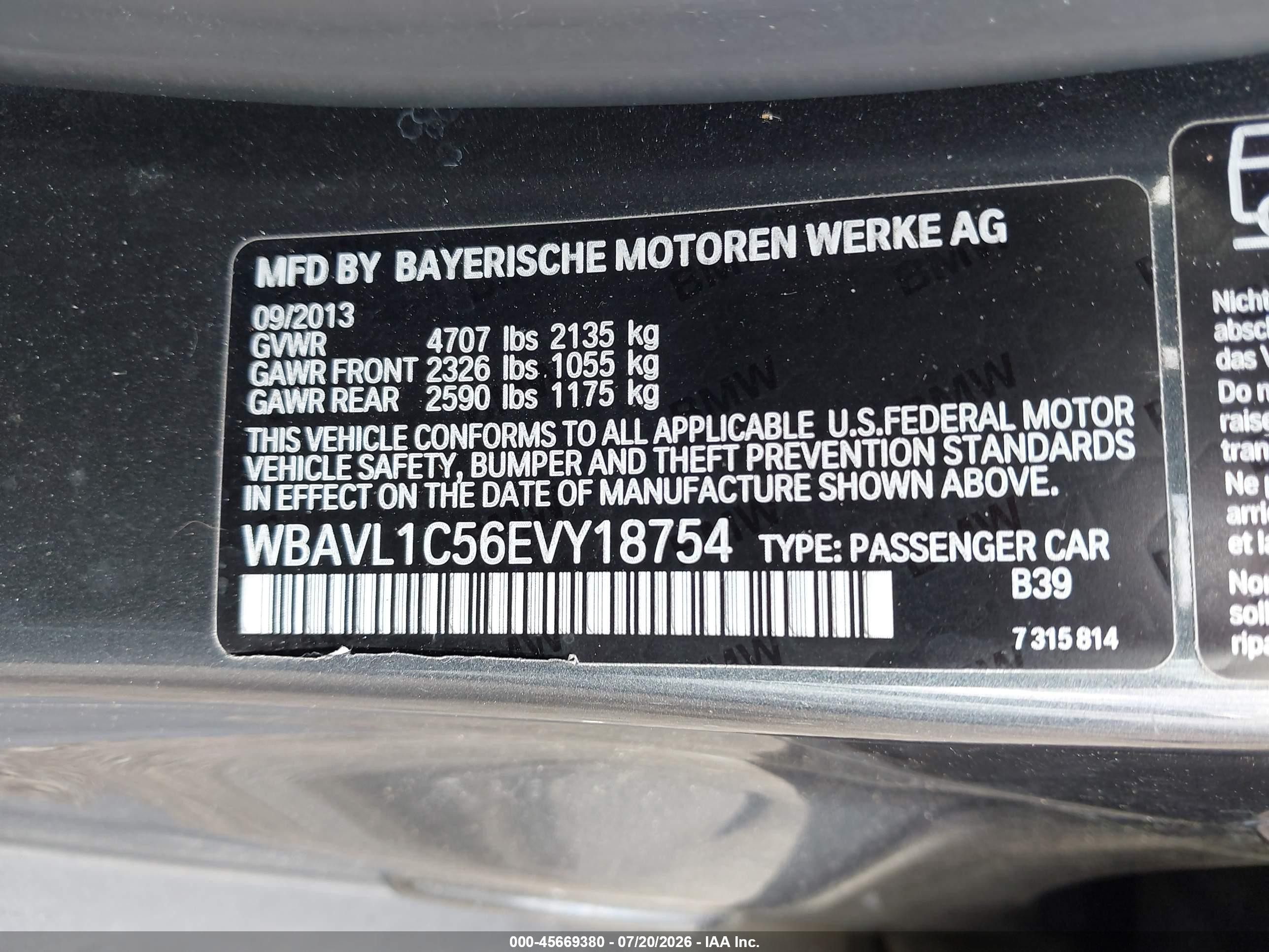 2014 Bmw X1 Xdrive28i Gray vin: WBAVL1C56EVY18754