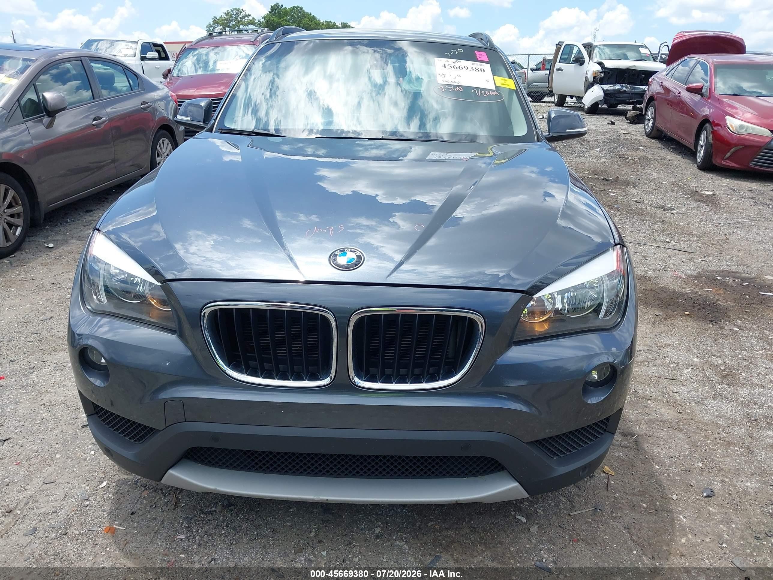 2014 Bmw X1 Xdrive28i Gray vin: WBAVL1C56EVY18754