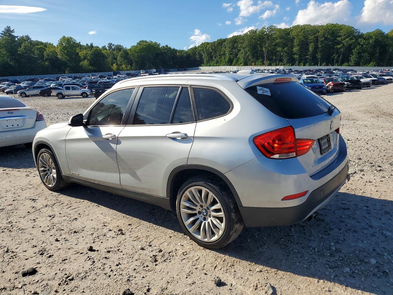 2014 Bmw X1 Xdrive28i Silver vin: WBAVL1C56EVY24053