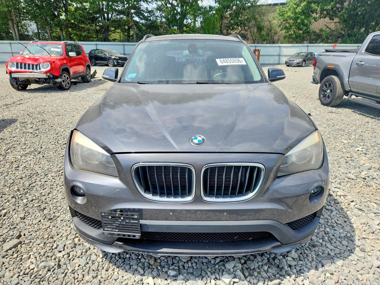 2015 Bmw X1 Xdrive28i Gray vin: WBAVL1C56FVY36432