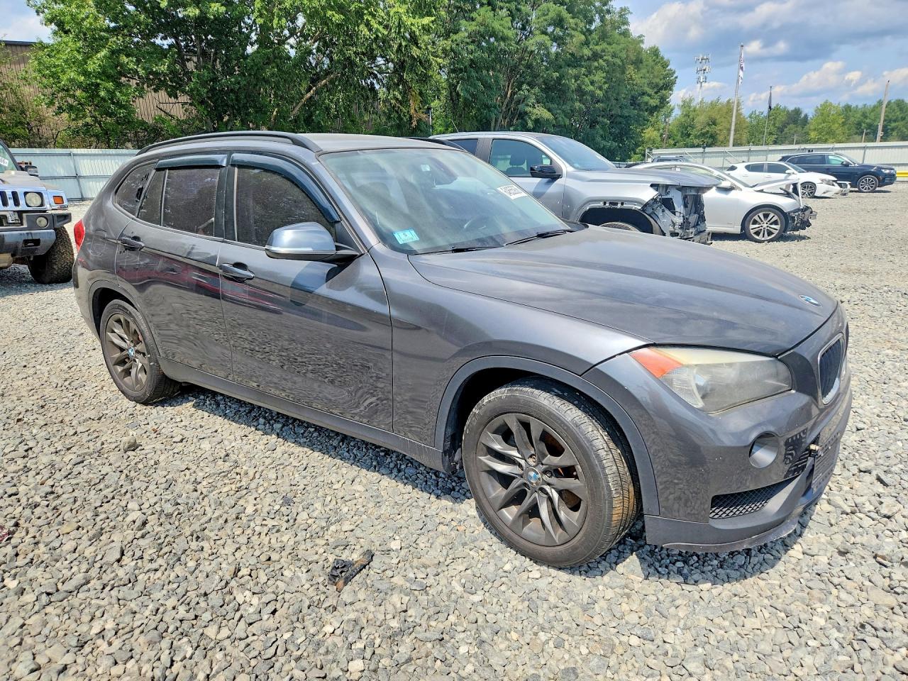 2015 Bmw X1 Xdrive28i Gray vin: WBAVL1C56FVY36432