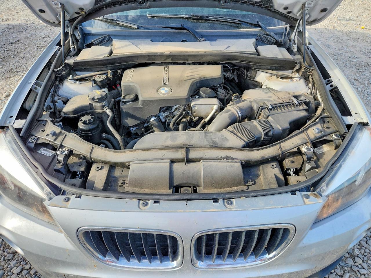2015 Bmw X1 Xdrive28i Silver vin: WBAVL1C56FVY39878