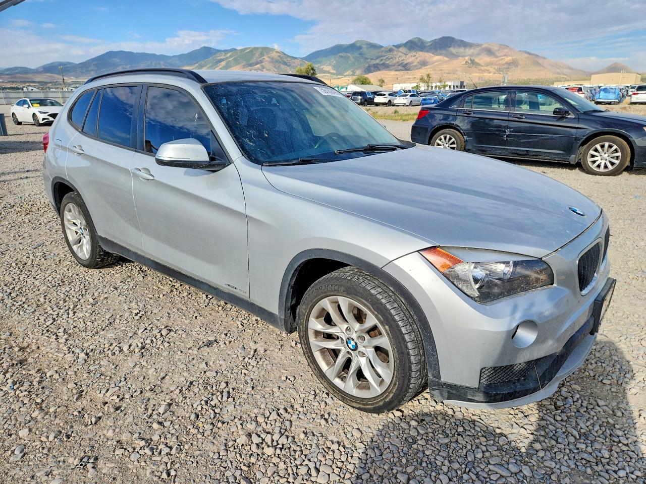 2015 Bmw X1 Xdrive28i Silver vin: WBAVL1C56FVY39878