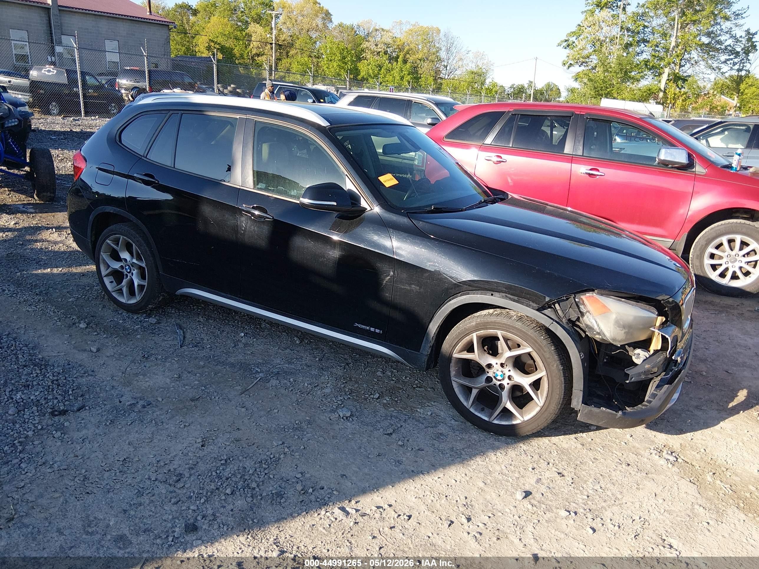 2013 Bmw X1 Xdrive28i Black vin: WBAVL1C57DVR82819