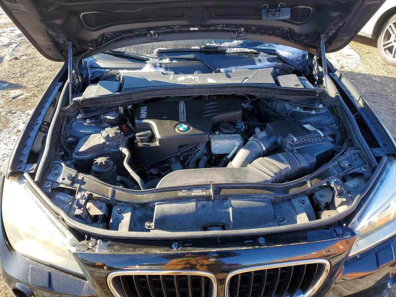 2013 Bmw X1 Xdrive28i Black vin: WBAVL1C57DVR84246