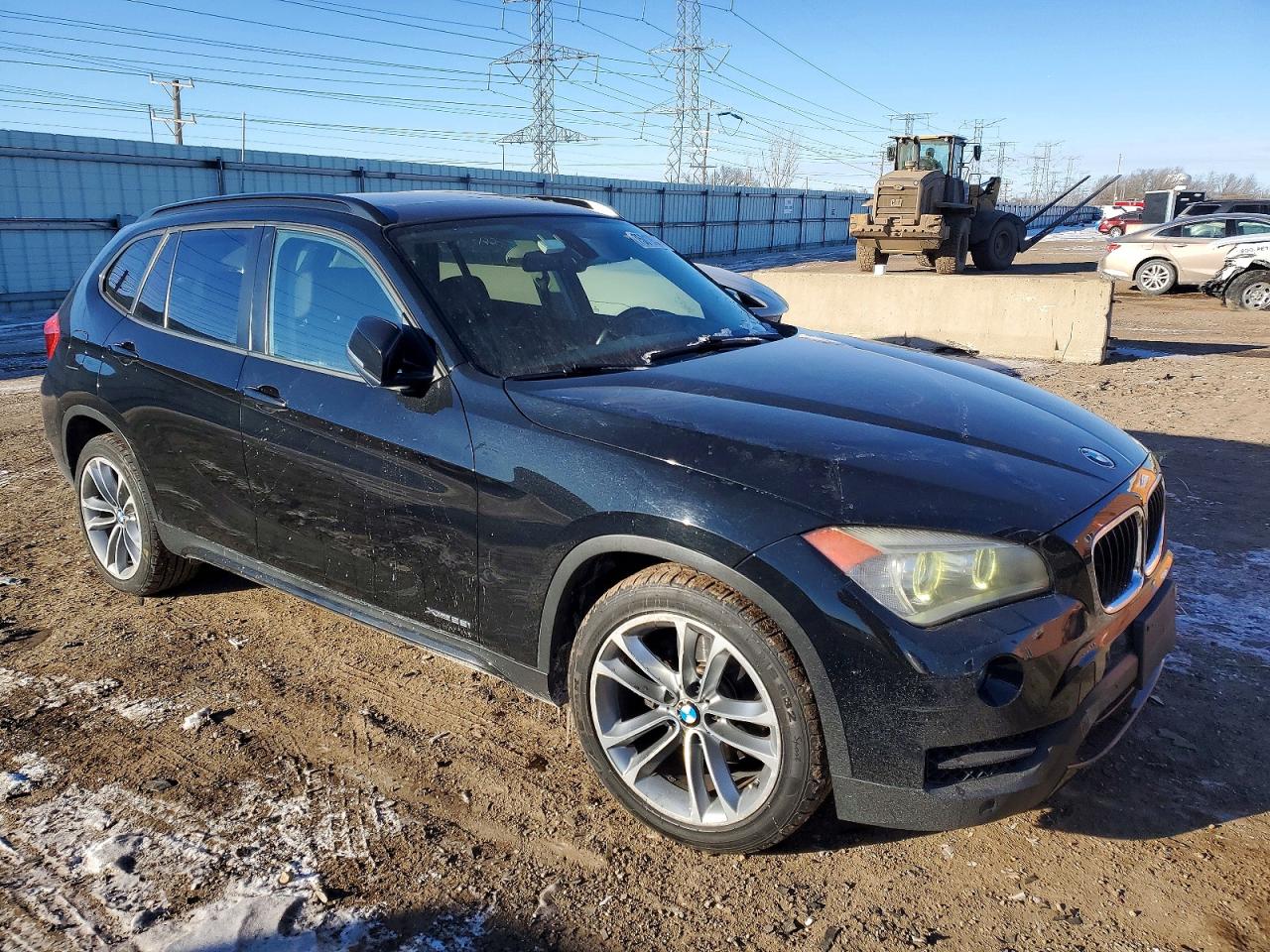 2013 Bmw X1 Xdrive28i Black vin: WBAVL1C57DVR84246