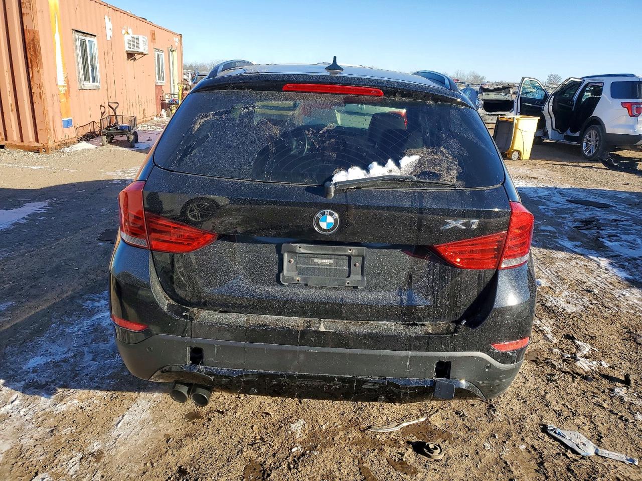 2013 Bmw X1 Xdrive28i Black vin: WBAVL1C57DVR84246