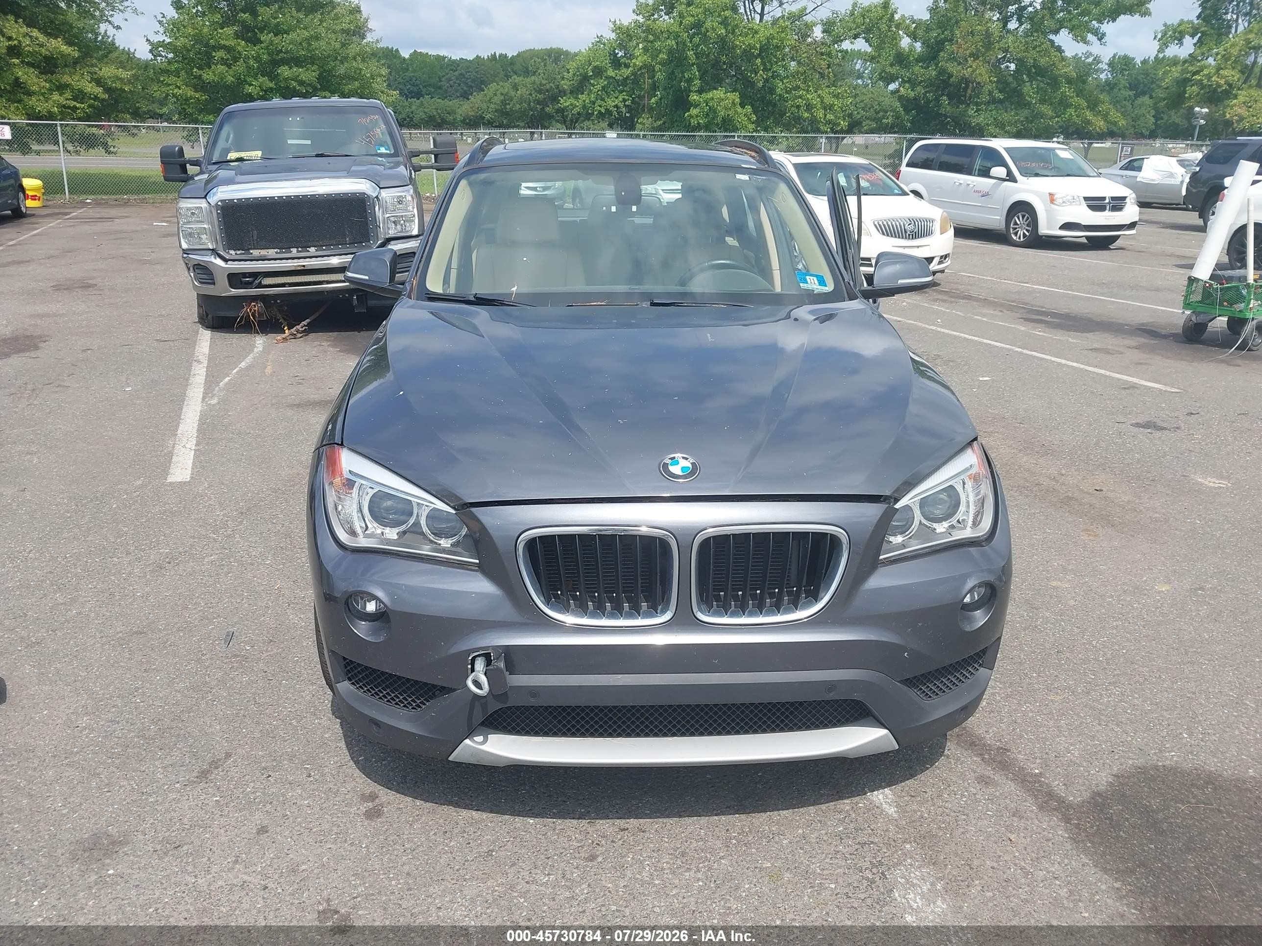 2013 Bmw X1 Xdrive28i Gray vin: WBAVL1C57DVR85431