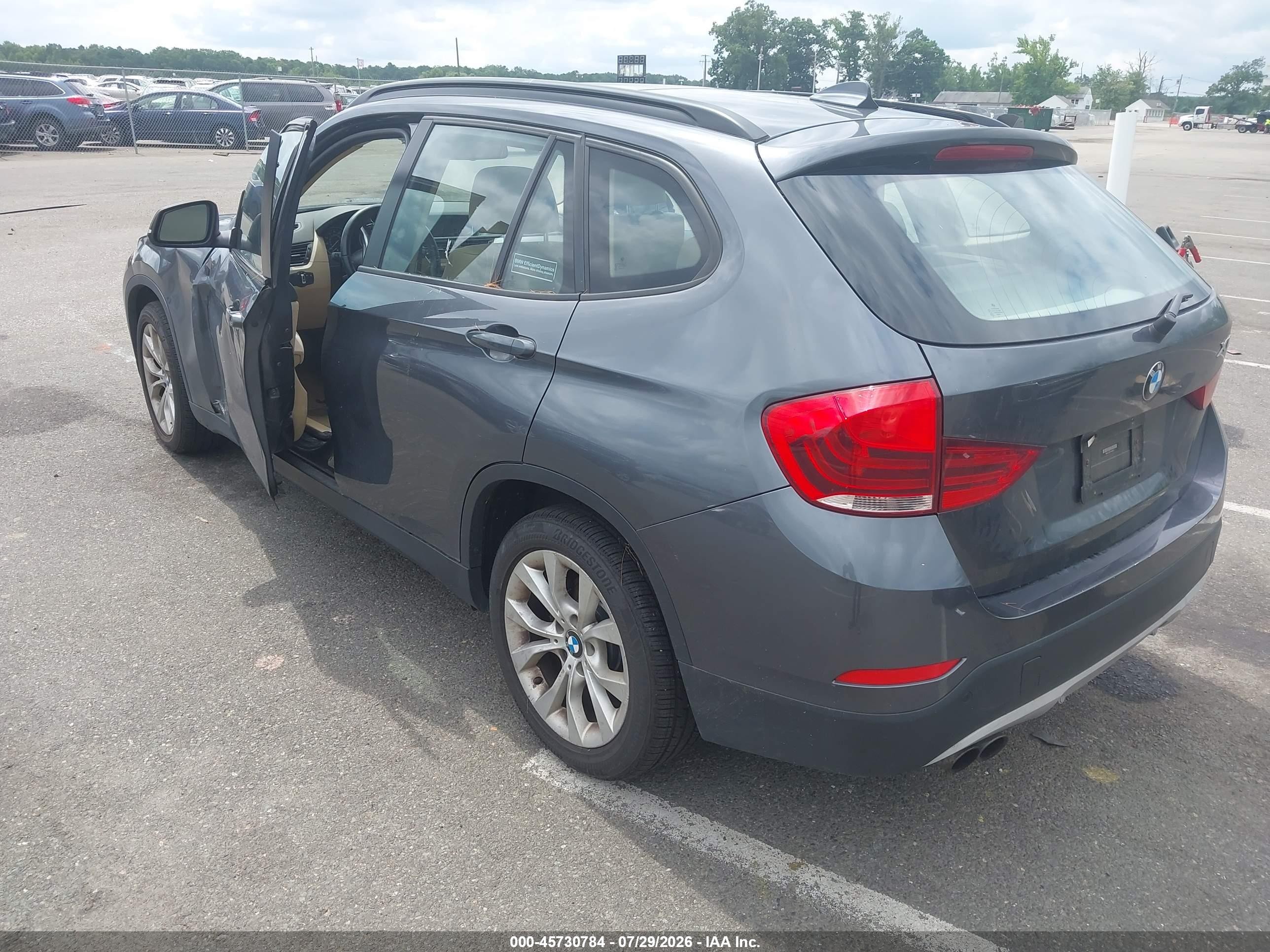 2013 Bmw X1 Xdrive28i Gray vin: WBAVL1C57DVR85431