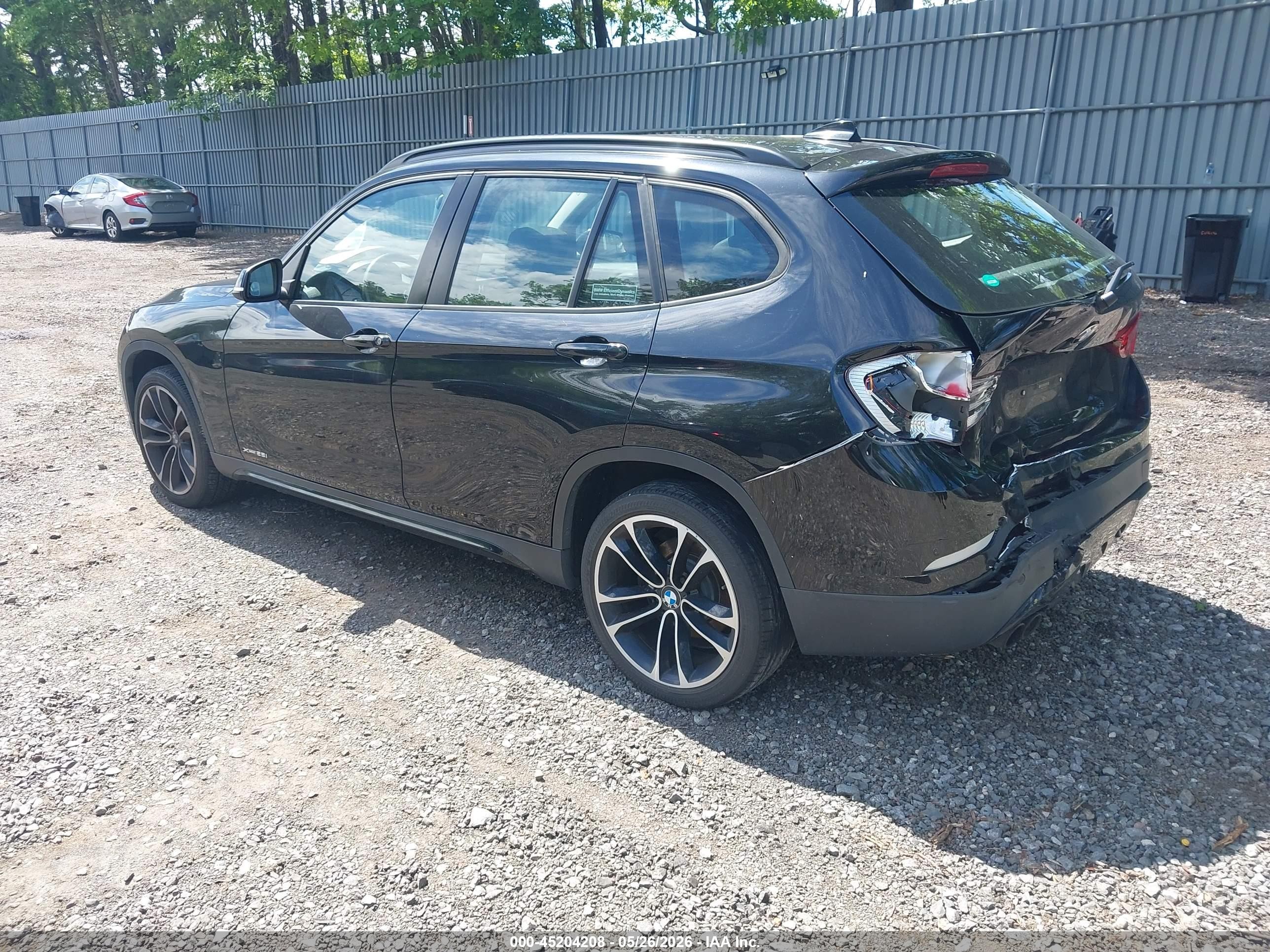 2013 Bmw X1 Xdrive28i Black vin: WBAVL1C57DVR87079