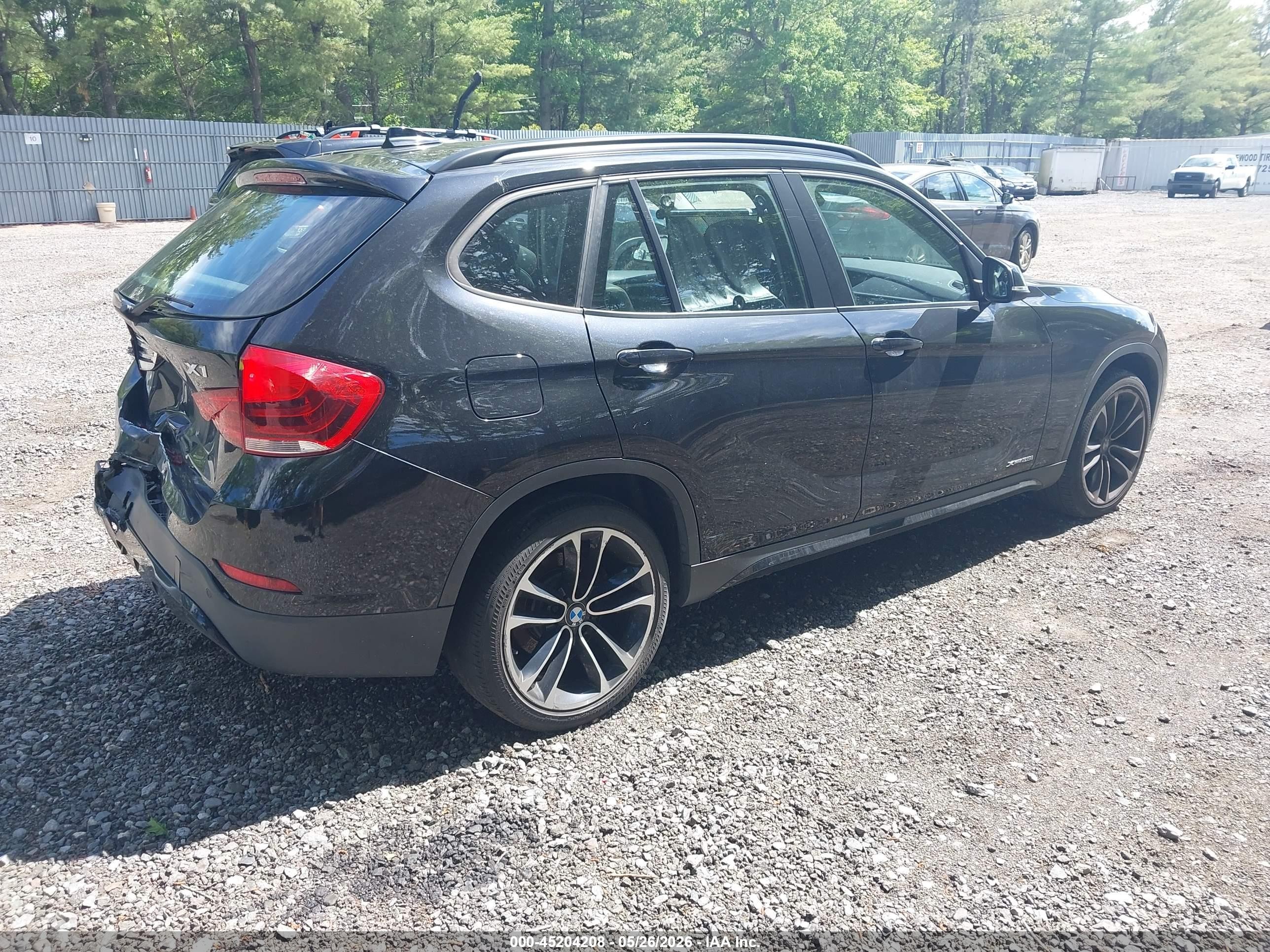2013 Bmw X1 Xdrive28i Black vin: WBAVL1C57DVR87079