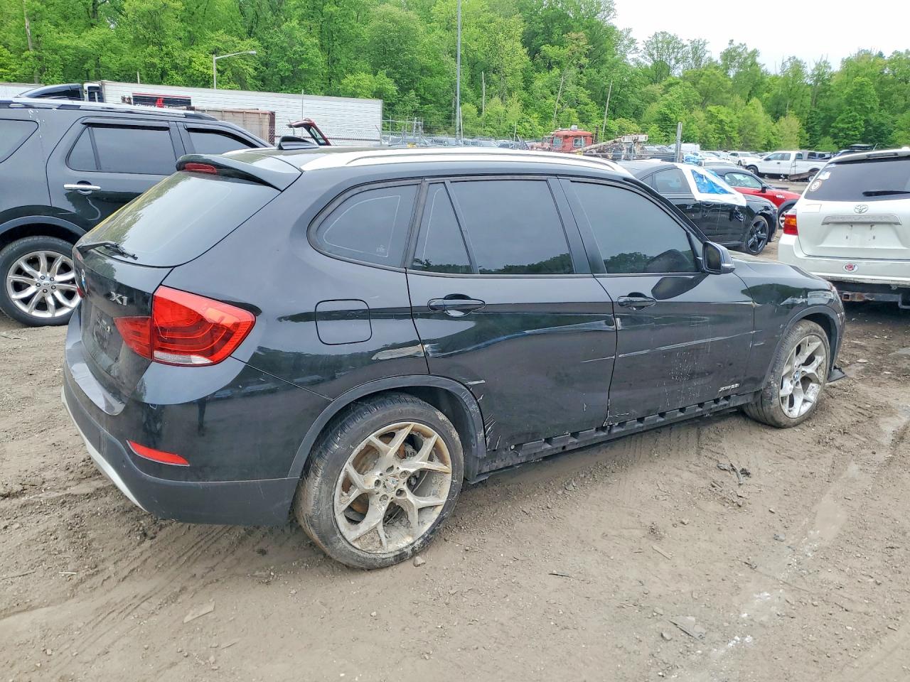 2013 Bmw X1 Xdrive28i Black vin: WBAVL1C57DVR87308