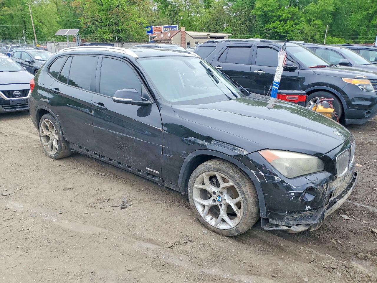 2013 Bmw X1 Xdrive28i Black vin: WBAVL1C57DVR87308