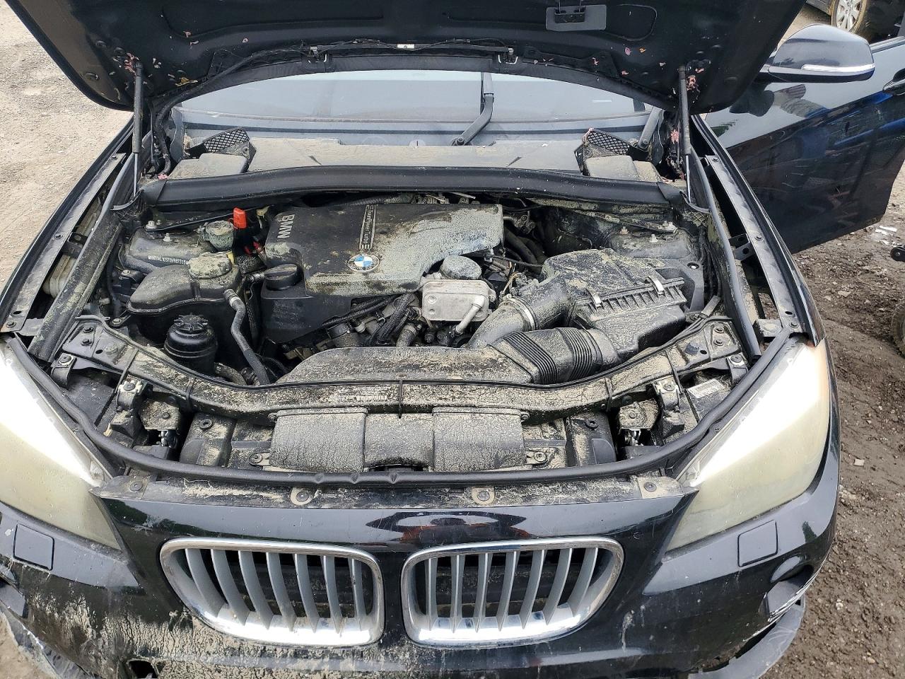 2013 Bmw X1 Xdrive28i Black vin: WBAVL1C57DVR87308