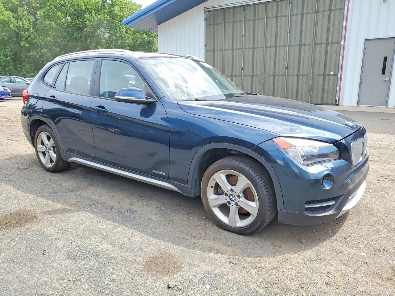 2013 Bmw X1 Xdrive28i Blue vin: WBAVL1C57DVR87387