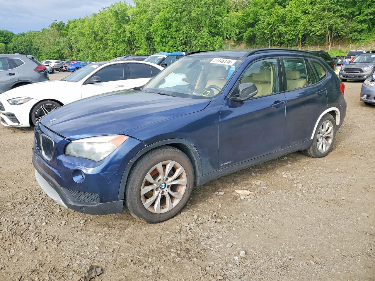 2013 Bmw X1 Xdrive28i Blue vin: WBAVL1C57DVR90256
