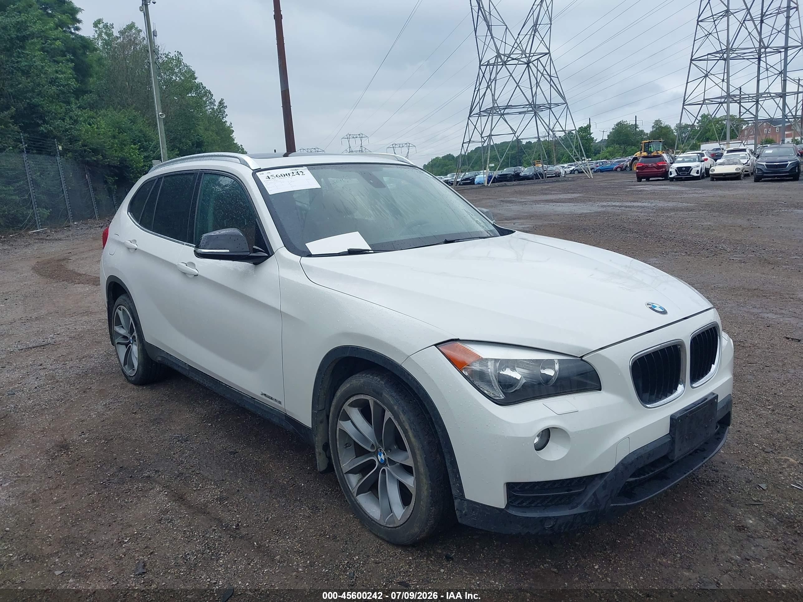 2014 Bmw X1 Xdrive28i White vin: WBAVL1C57EVY10338