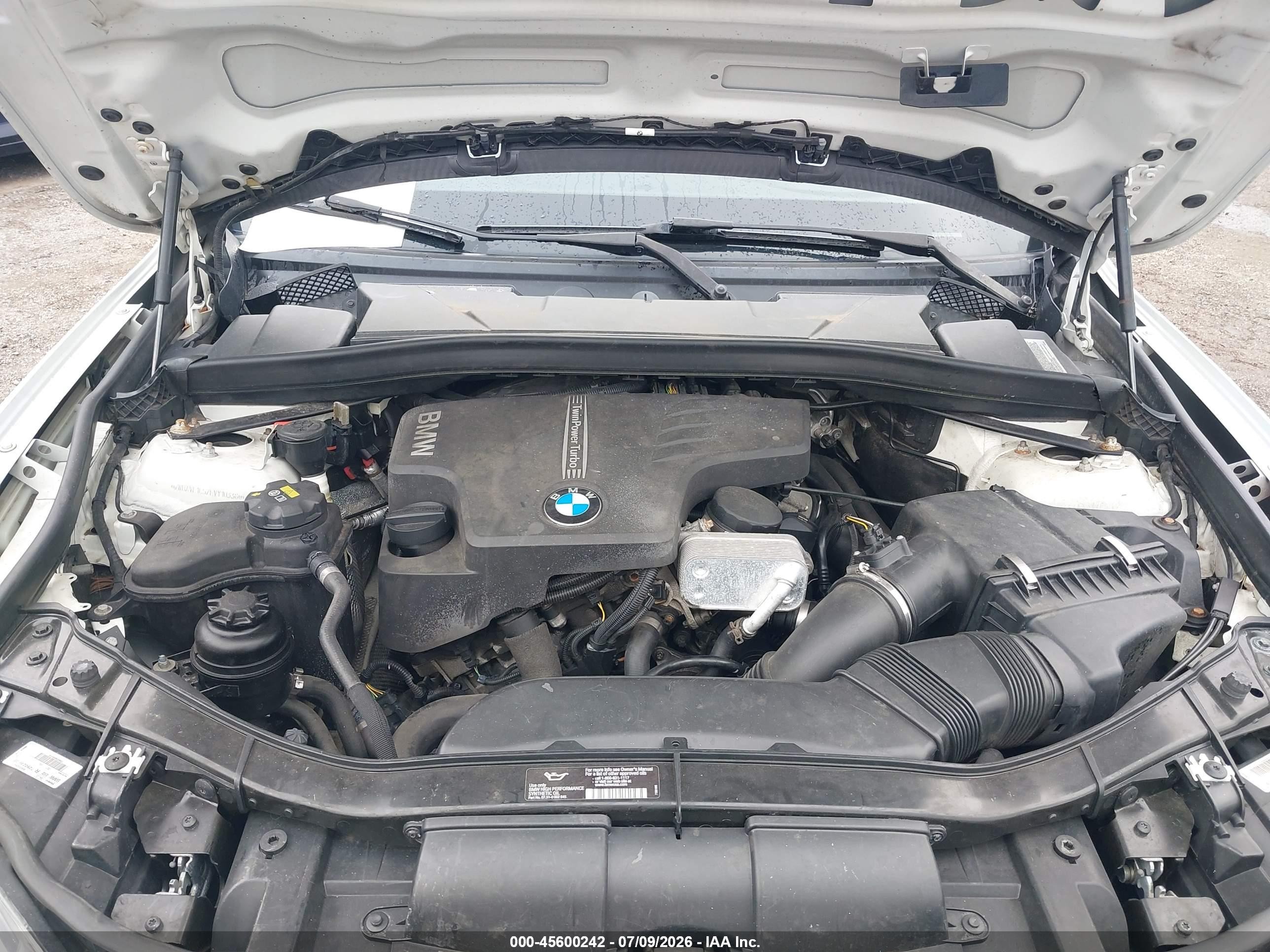 2014 Bmw X1 Xdrive28i Белый vin: WBAVL1C57EVY10338