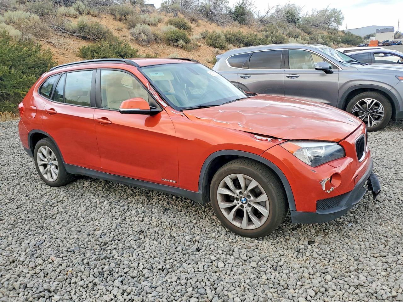 2014 Bmw X1 Xdrive28i Orange vin: WBAVL1C57EVY19881