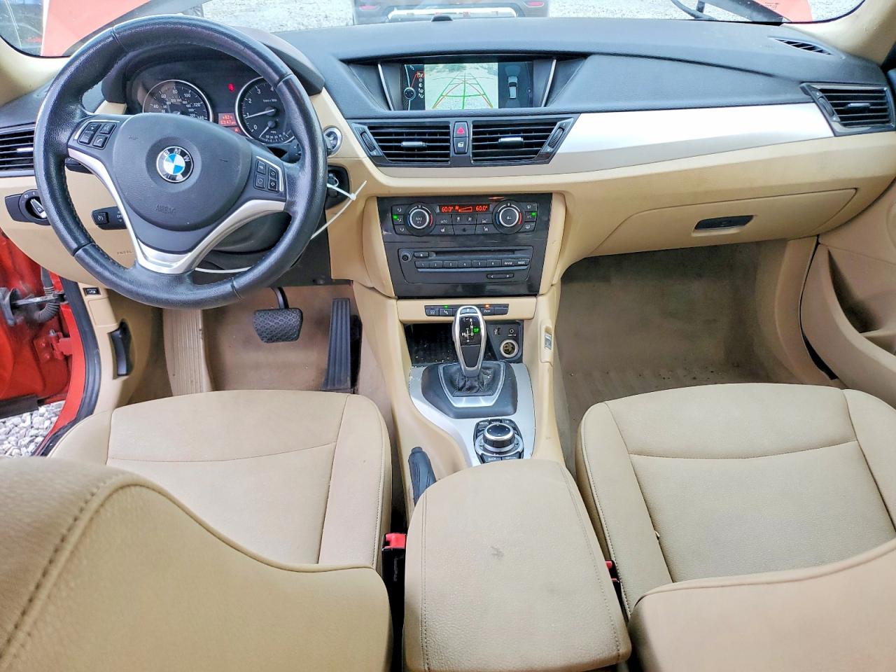 2014 Bmw X1 Xdrive28i Orange vin: WBAVL1C57EVY19881
