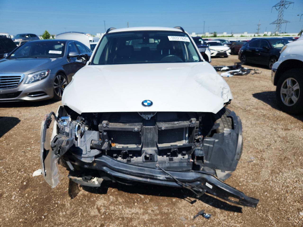 2014 Bmw X1 Xdrive28i White vin: WBAVL1C57EVY20240