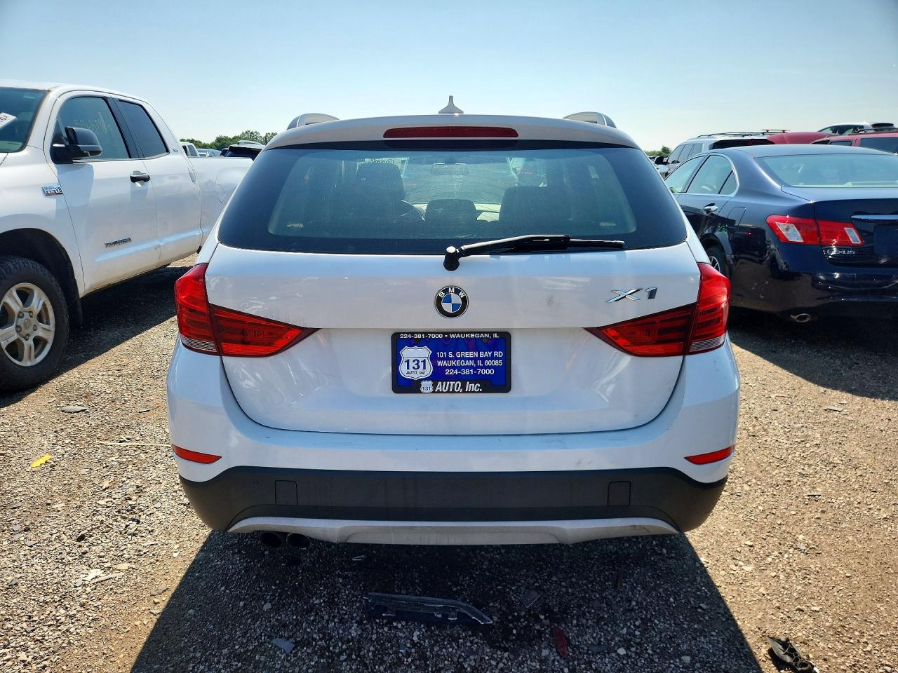 2014 Bmw X1 Xdrive28i White vin: WBAVL1C57EVY20240