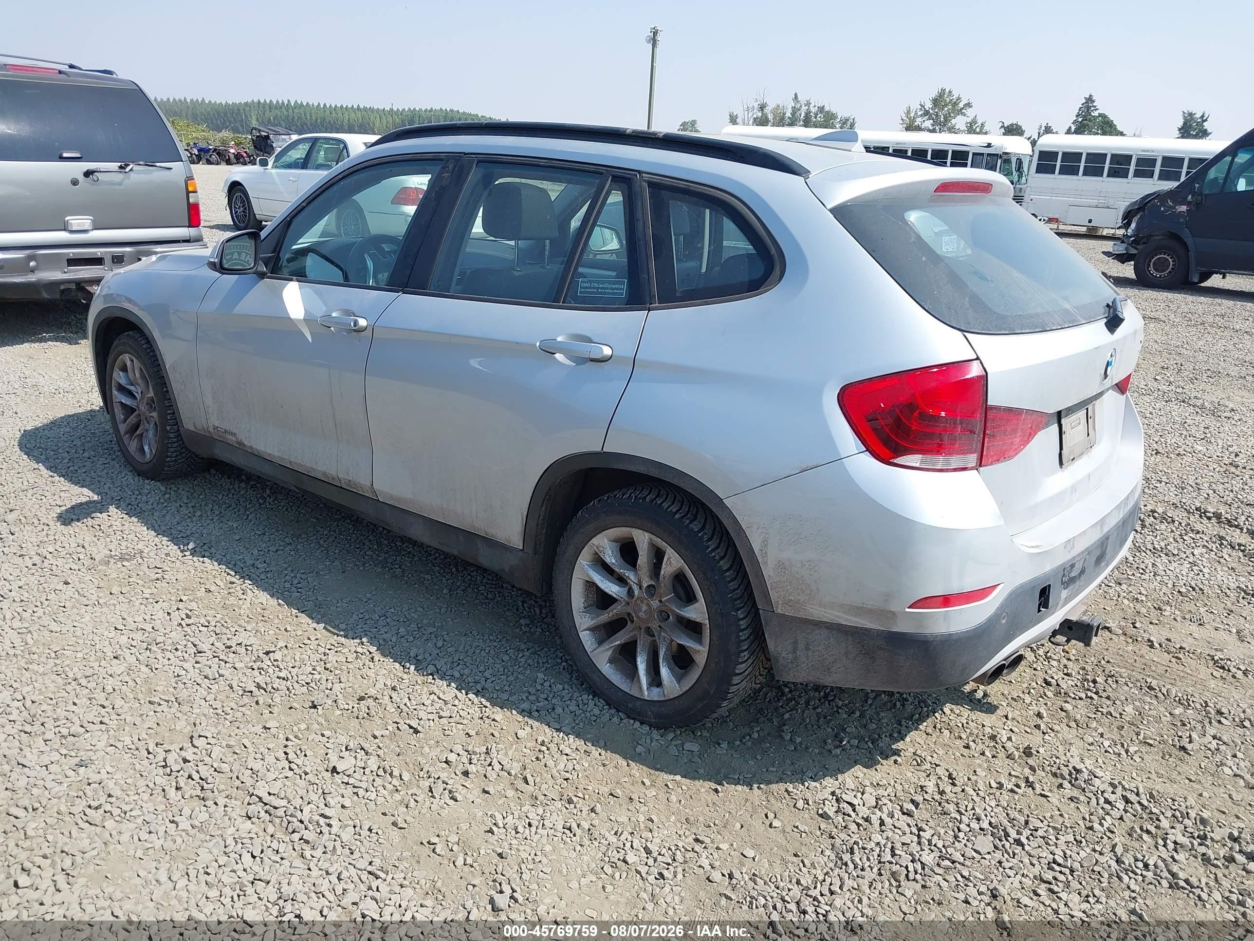 2015 Bmw X1 Xdrive28i Silver vin: WBAVL1C57FVY26704