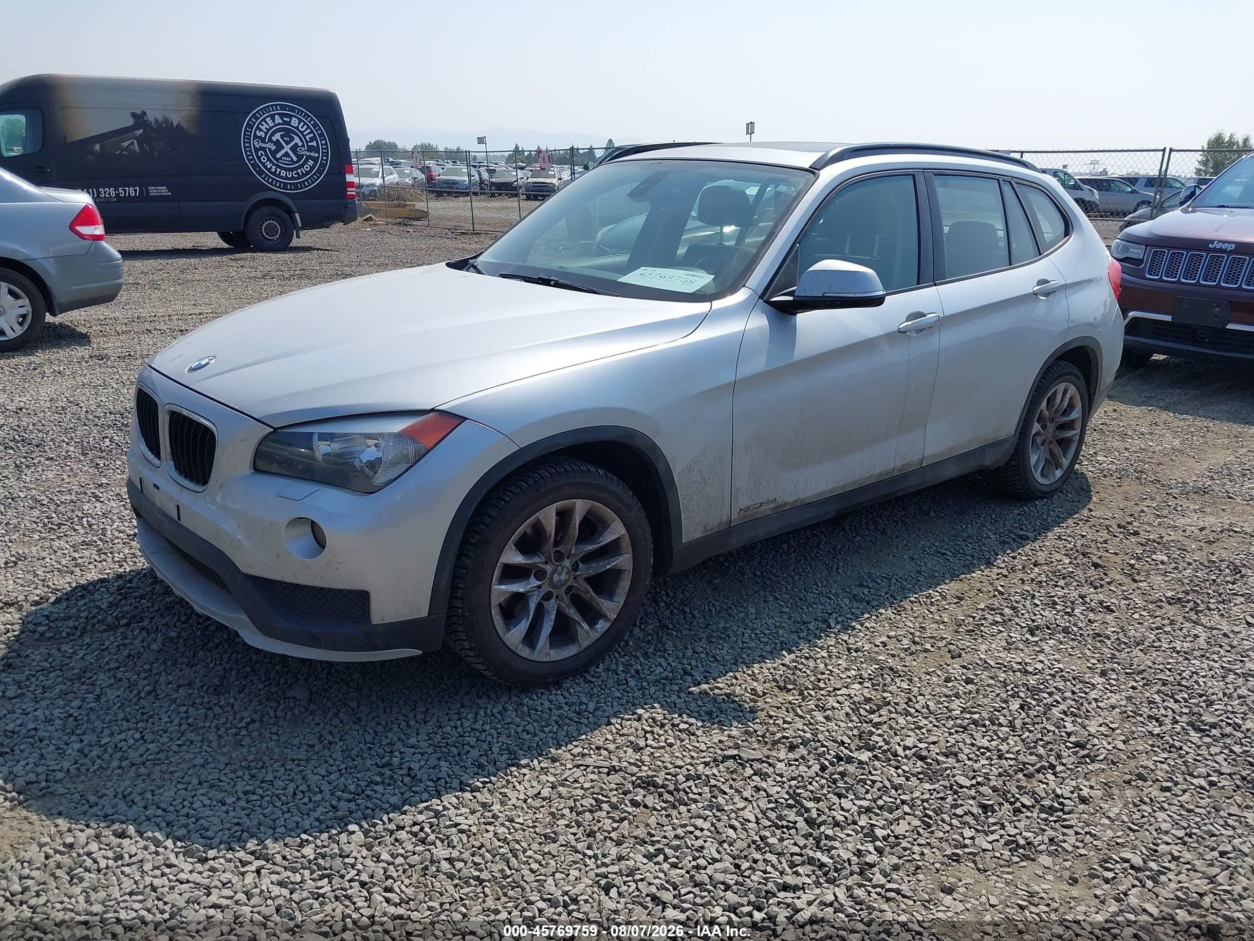 2015 Bmw X1 Xdrive28i Silver vin: WBAVL1C57FVY26704