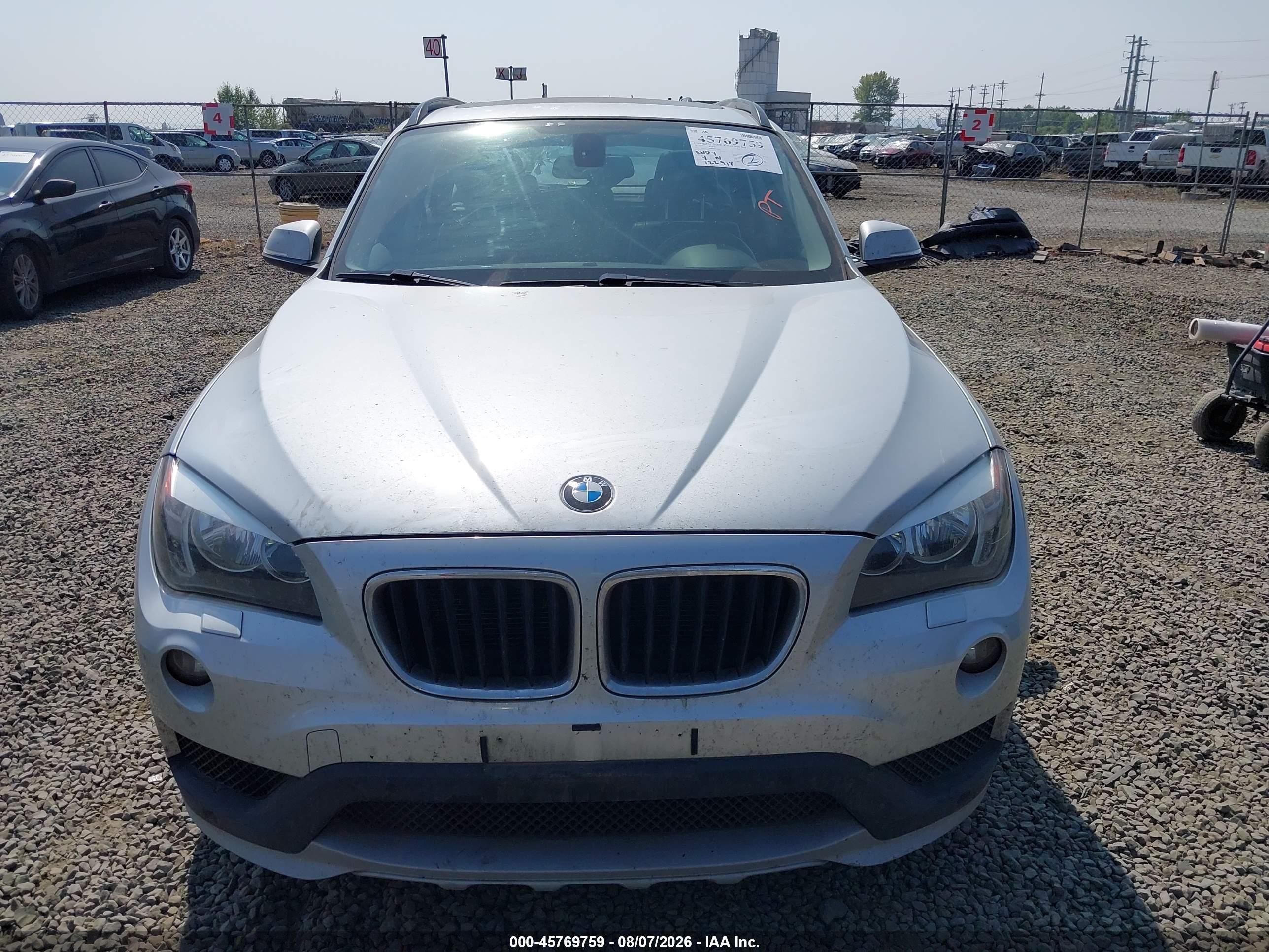 2015 Bmw X1 Xdrive28i Silver vin: WBAVL1C57FVY26704