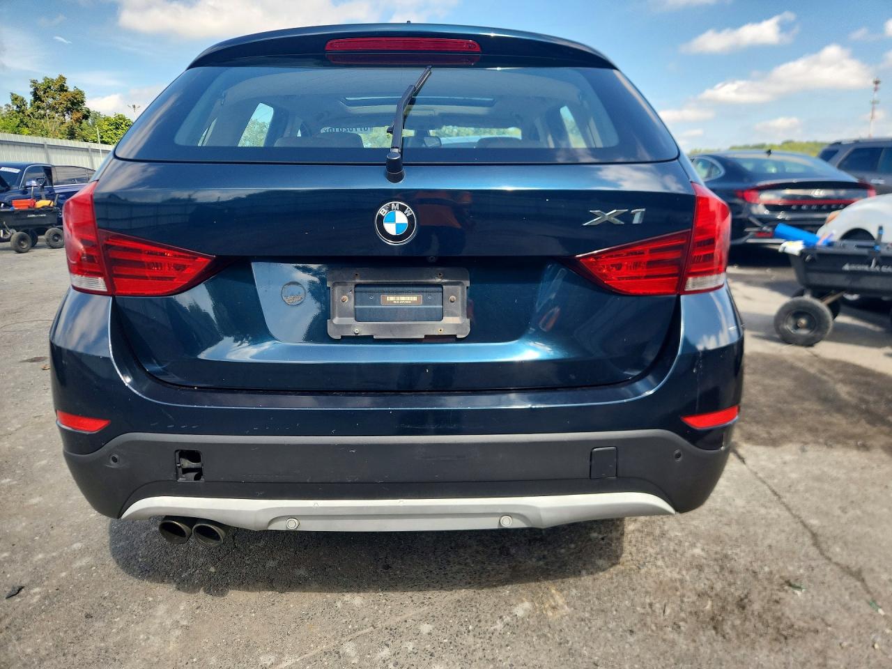 2015 Bmw X1 Xdrive28i Blue vin: WBAVL1C57FVY30123