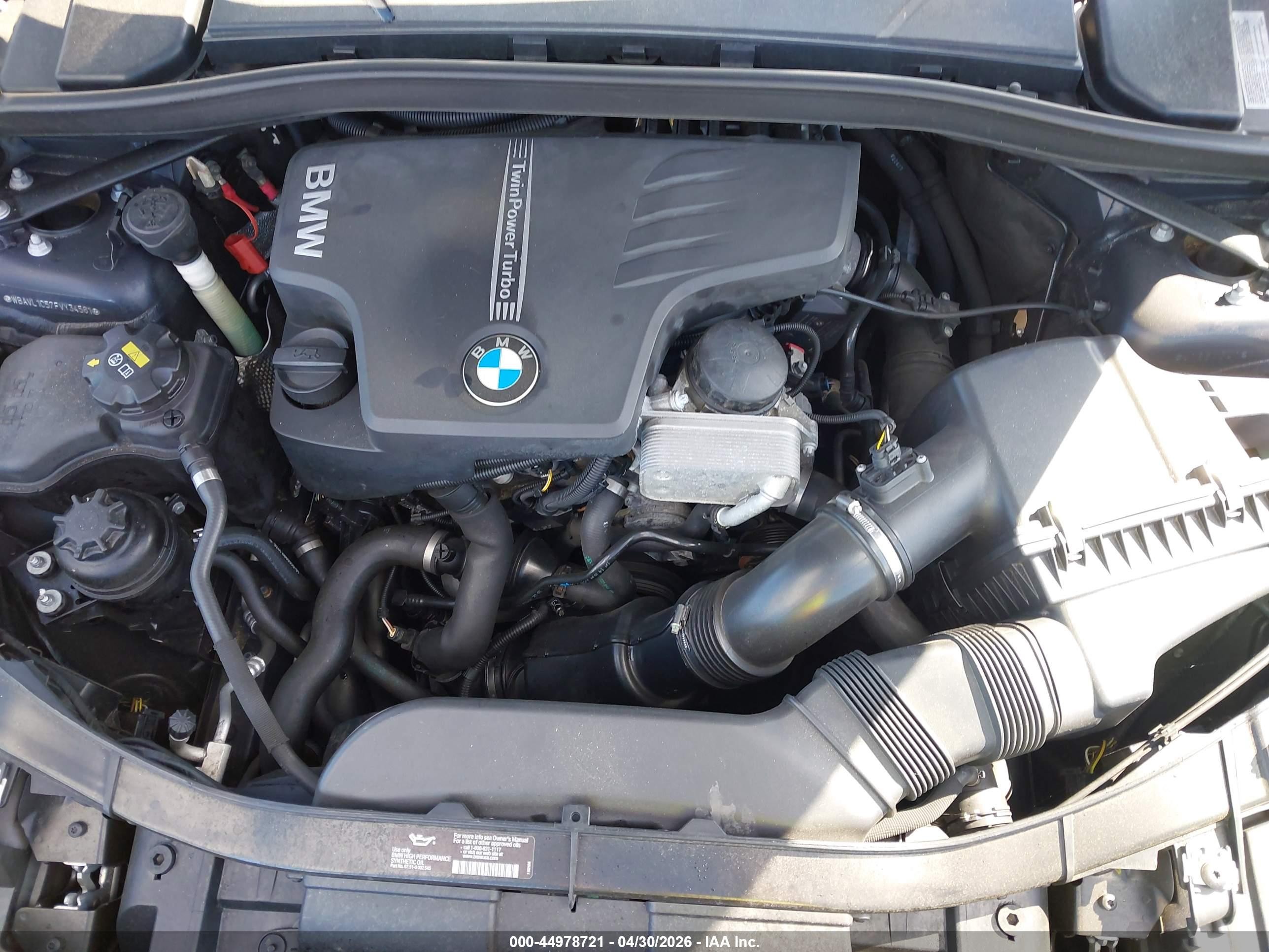 2015 Bmw X1 Xdrive28i Brown vin: WBAVL1C57FVY34561