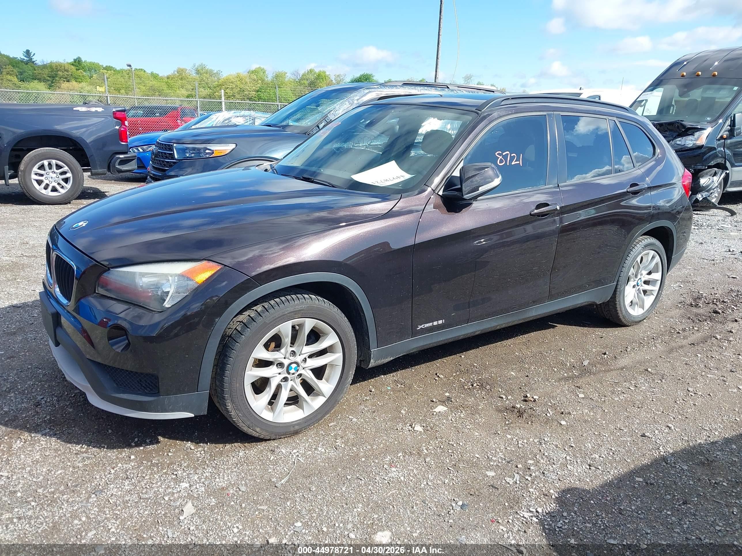 2015 Bmw X1 Xdrive28i Brown vin: WBAVL1C57FVY34561